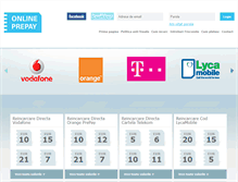 Tablet Screenshot of online-prepay.ro